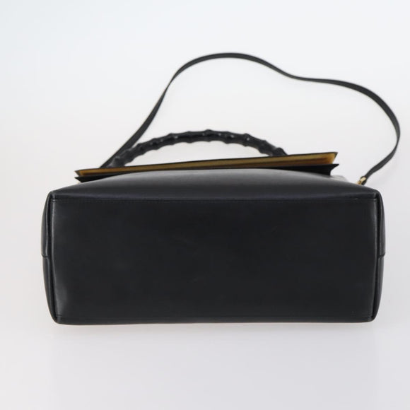 GUCCI GG Supreme Shoulder Bag PVC Leather 3Set Beige Black Auth BA5854