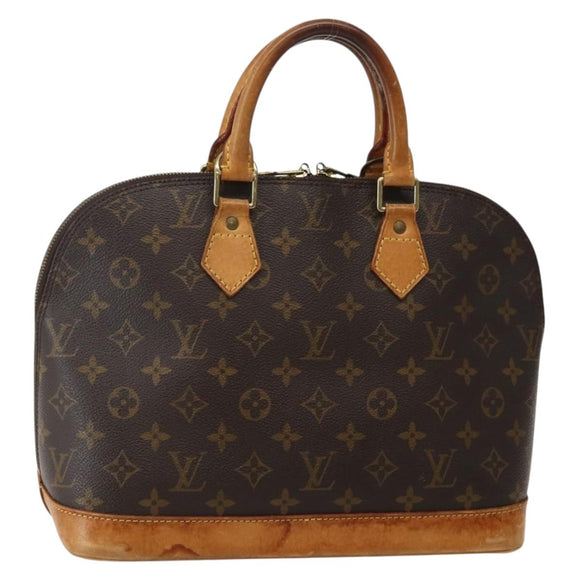 LOUIS VUITTON Monogram Alma Hand Bag M51130 LV Auth BA5855
