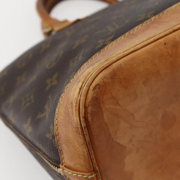 LOUIS VUITTON Monogram Alma Hand Bag M51130 LV Auth BA5858