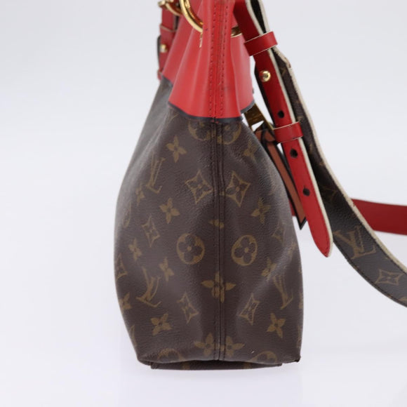 LOUIS VUITTON Monogram Tuile Reevess Bag 2way Kabuki M43798 LV Auth BA5861