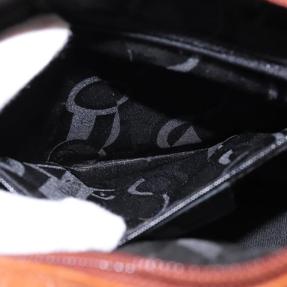 Salvatore Ferragamo Vala Shoulder Bag Leather Brown Gold Auth BA5869