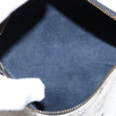 MCM Logogram Vicetos Shoulder Bag PVC Leather White Gold Auth BA5873-16