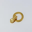 CELINE Earring metal Gold Auth BA5874-7