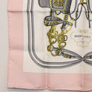 HERMES Carre 40 Scarf Silk Pink Auth BA5878-4