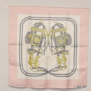 HERMES Carre 40 Scarf Silk Pink Auth BA5878-7