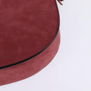 Burberrys Shoulder Bag Suede Pink Gold Auth BA5885-18