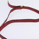 Burberrys Shoulder Bag Suede Pink Gold Auth BA5885-14