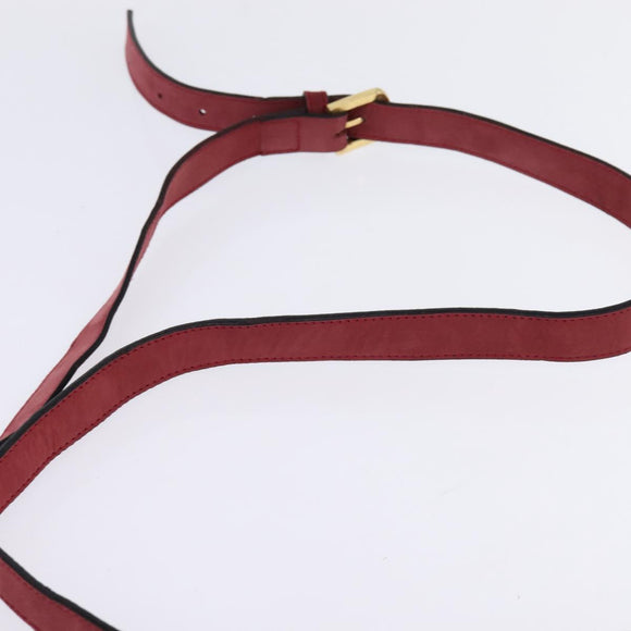 Burberrys Shoulder Bag Suede Pink Gold Auth BA5885