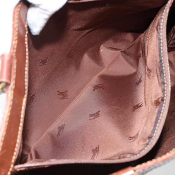 Burberrys Nova Check Tote Bag PVC Beige Gold Auth BA5886