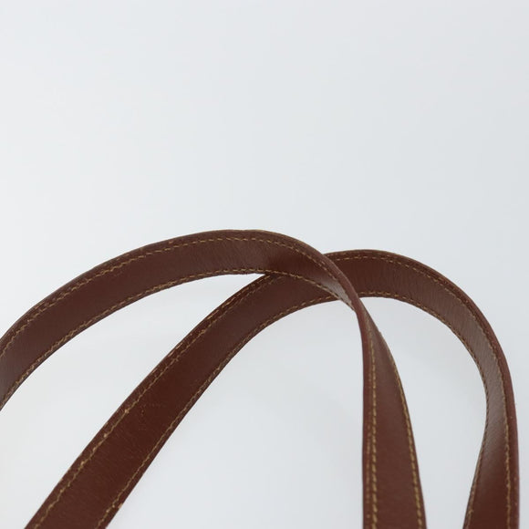 Burberrys Nova Check Tote Bag PVC Beige Gold Auth BA5886