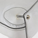 Chloe Hand Bag Leather Silver Auth BA5890-10
