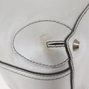 Chloe Hand Bag Leather Silver Auth BA5890-12