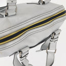 Chloe Hand Bag Leather Silver Auth BA5890-6