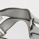 Chloe Hand Bag Leather Silver Auth BA5890-8