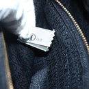 Gianni Versace Shoulder Bag Leather Black Gold Auth BA5891-12