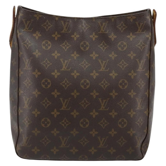 LOUIS VUITTON Monogram Looping GM Shoulder Bag M51145 LV Auth BA5893