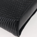 BALLY Shoulder Bag Leather Navy Gold Auth BA5894-8