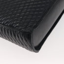 BALLY Shoulder Bag Leather Navy Gold Auth BA5894-16