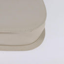 Salvatore Ferragamo Hand Bag Leather 2way White Gold Auth BA5896-16