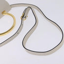 Salvatore Ferragamo Hand Bag Leather 2way White Gold Auth BA5896-9