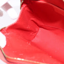 CELINE Backpack Leather Orange Gold Auth BA5897-20