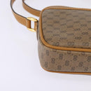 GUCCI Micro GG Supreme Shoulder Bag PVC Beige Gold 007 56 0095 Auth BA5899-10