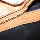 Chloe Hand Bag Leather 2way Brown Gold Auth BA590-17