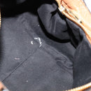 Chloe Hand Bag Leather 2way Brown Gold Auth BA590-18