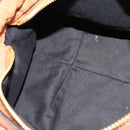 Chloe Hand Bag Leather 2way Brown Gold Auth BA590-19