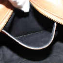 Chloe Hand Bag Leather 2way Brown Gold Auth BA590-20