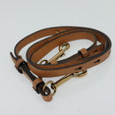 Chloe Hand Bag Leather 2way Brown Gold Auth BA590-21