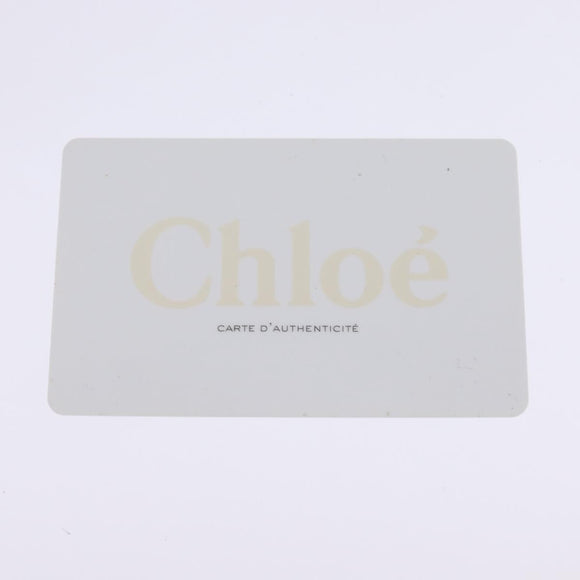 Chloe Shoulder Bag Leather Orange Gold Auth BA5902