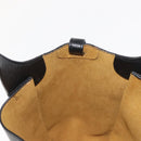 Stella MacCartney Hand Bag Leather Black Gold Auth BA5904-18