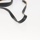 Stella MacCartney Hand Bag Leather Black Gold Auth BA5904-9