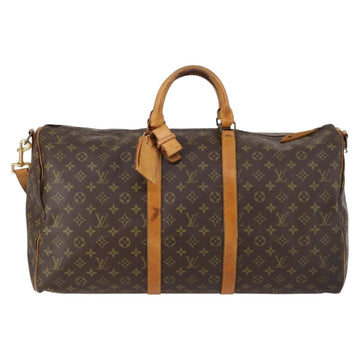 LOUIS VUITTON Monogram Keepall Bandouliere 55 Boston Bag M41414 LV Auth BA5906 - 0