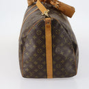 LOUIS VUITTON Monogram Keepall Bandouliere 55 Boston Bag M41414 LV Auth BA5906-5