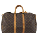 LOUIS VUITTON Monogram Keepall 45 Boston Bag M41428 LV Auth BA5907-2