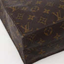 LOUIS VUITTON Monogram Sac Plat Hand Bag M51140 LV Auth BA5908-14