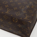 LOUIS VUITTON Monogram Sac Plat Hand Bag M51140 LV Auth BA5908-15