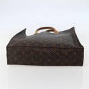 LOUIS VUITTON Monogram Sac Plat Hand Bag M51140 LV Auth BA5908-5