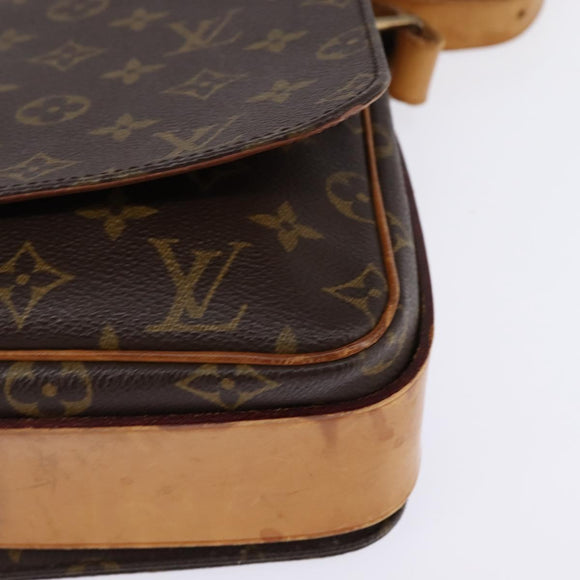 LOUIS VUITTON Monogram Cartouchiere GM Shoulder Bag M51252 LV Auth BA5913