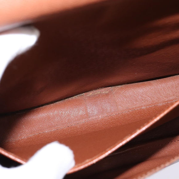 LOUIS VUITTON Monogram Cartouchiere GM Shoulder Bag M51252 LV Auth BA5913