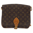 LOUIS VUITTON Monogram Cartouchiere GM Shoulder Bag M51252 LV Auth BA5913-2