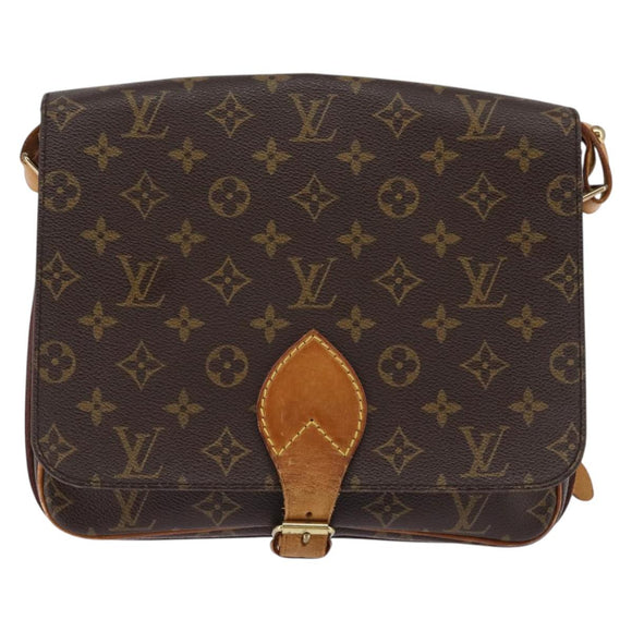 LOUIS VUITTON Monogram Cartouchiere GM Shoulder Bag M51252 LV Auth BA5913