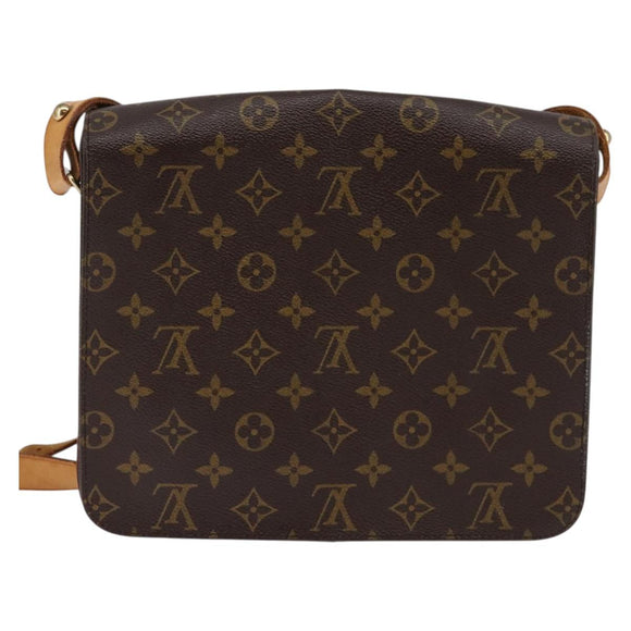 LOUIS VUITTON Monogram Cartouchiere GM Shoulder Bag M51252 LV Auth BA5913