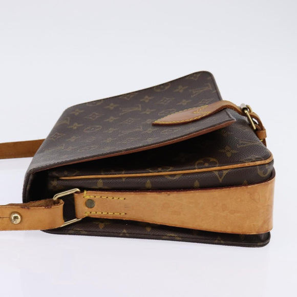 LOUIS VUITTON Monogram Cartouchiere GM Shoulder Bag M51252 LV Auth BA5913