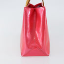 LOUIS VUITTON Monogram Vernis Reade PM Hand Bag Fuchsia Pink M91221 Auth BA5915-3