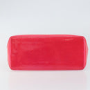 LOUIS VUITTON Monogram Vernis Reade PM Hand Bag Fuchsia Pink M91221 Auth BA5915-5