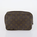 LOUIS VUITTON Monogram Clutch Bag 3Set LV Auth BA5918-18