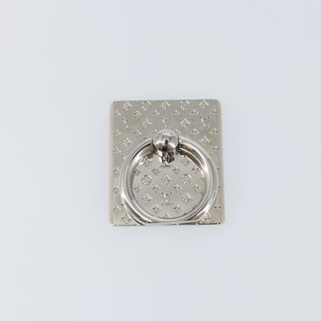 LOUIS VUITTON Monogram Support Telephone Nanogram Silver M67285 LV Auth BA5920 - 0